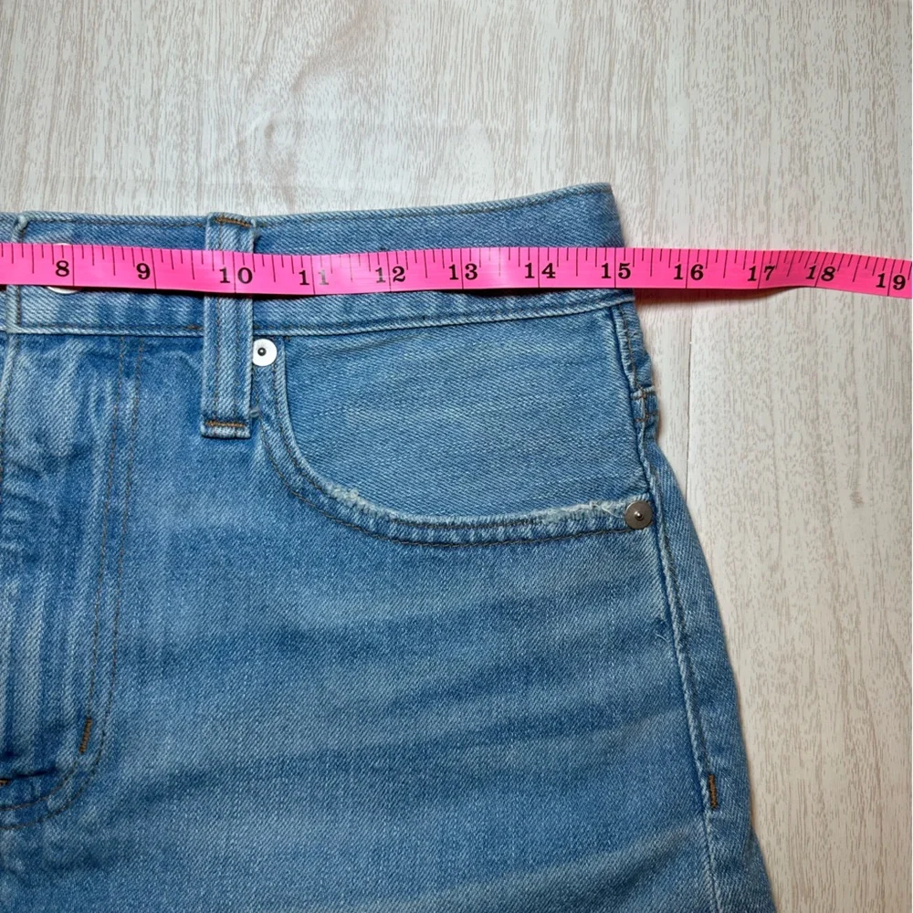 Madewell Light Blue Denim Mini Skirt